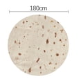 thumbnail image 3 of Blankets and Throws Comfort Food Burrito Wrap Blanket Perfectly Round Tortilla Throw, 3 of 3