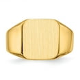 thumbnail image 4 of 14k Yellow Gold Mens Signet Ring Size 10 Ring for Men - 5.1 Grams, 4 of 6