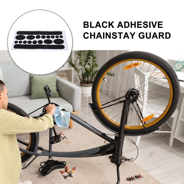 GAXIRE Pegatinas Protectoras Negras Para Cadena Y De Duraderas
