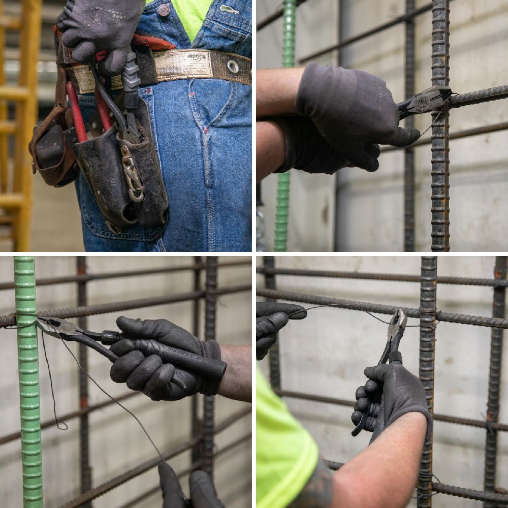 Klein Tools M200ST 4-Piece Comfort Grip Kit for Ironworker's Slim-Head Pliers