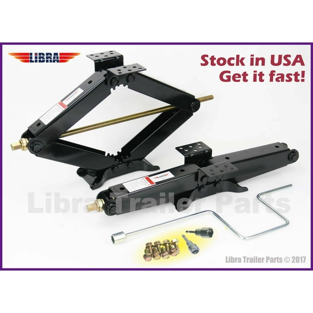 Set of 2 LIBRA 7,500 lb Heavy Duty 24" RV Trailer Stabilizer Leveling