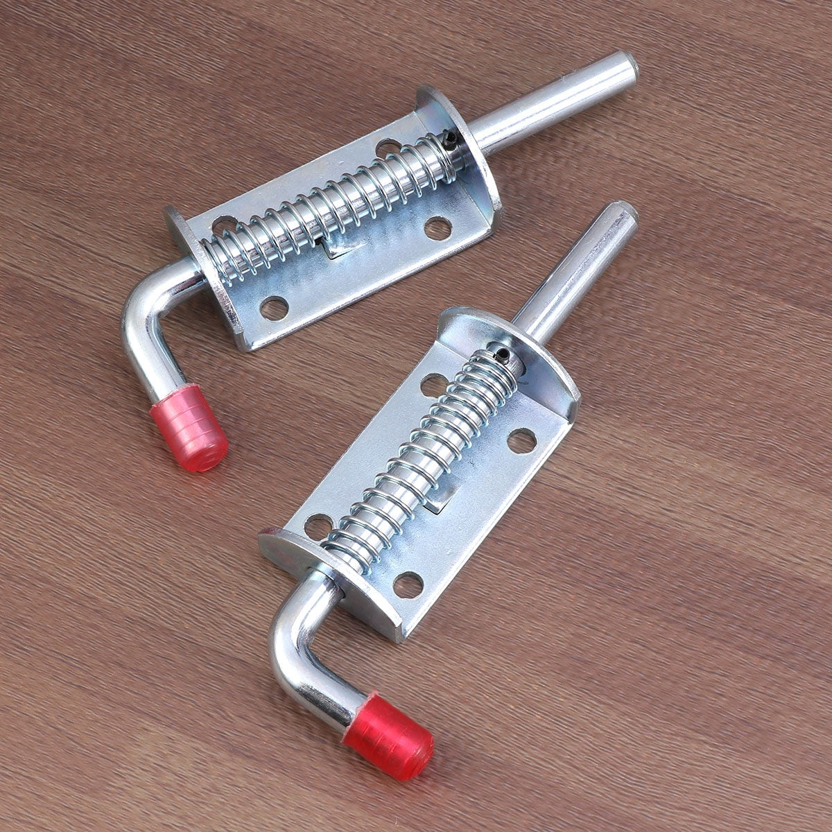 Yardwe 2Pcs Spring Pin Latch Lock Iron Assembly Easy Pulling and Turning