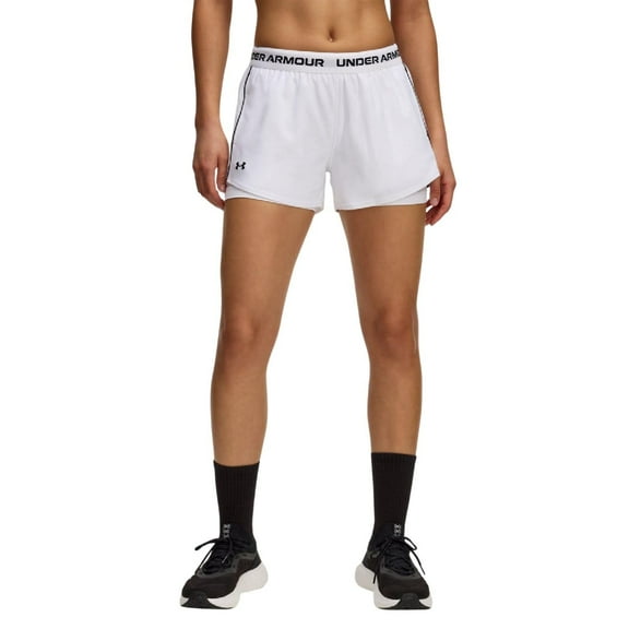 Under Armour Womens Play Up Tech 2 in 1 Shorts