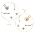 thumbnail image 4 of Miangastore 2 Pcs Clips Circulaires en Métal pour Foulard : Porte-Anneau Rond pour Robe T-Shirt Cardigan - Attache Sécurisée Anti-Exposition, 4 of 9
