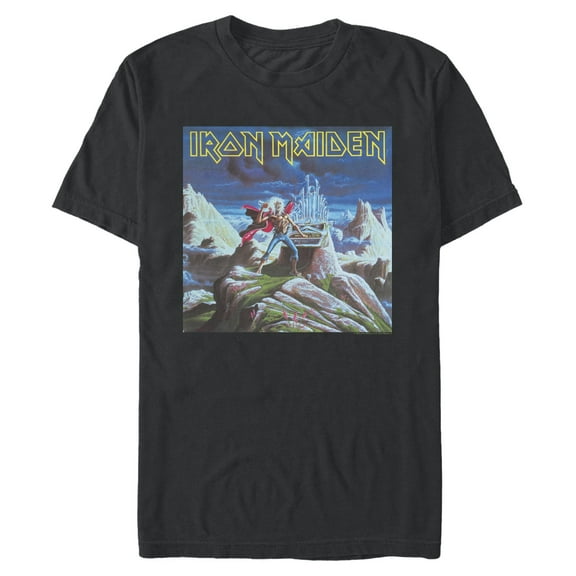 Mens Iron Maiden Run to the Hills Live Artwork T Shirt