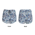 thumbnail image 3 of Balery Paisley Floral Branches Pantalones cortos deportivos para mujer con forro y dos bolsillos, elásticos, para entrenamiento, gimnasio, yoga-Medium, 3 of 7