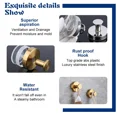 thumbnail image 4 of PRIME - 4Pcs Suction Cup Hooks Waterproof Shower Hooks Bathroom Towel Hanger Punch-Free, 4 of 6