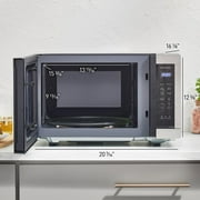 Panasonic 1.3 cu ft Countertop Microwave Oven in Glass Door