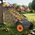 thumbnail image 7 of 26-Inch Push Lawn Sweeper, 7 Cu. Ft. Hopper Leaf & Grass Collector, 4 Spinning Brushes, Adjustable Brush Height, Manual Yard Sweeper for Grass Clippings, 7 of 7