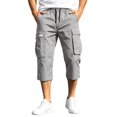 thumbnail image 4 of Men's Cargo Shorts Jogger with Pocket Mens Hiking Shorts Relaxed Fit Summer Men Clothing, 4 of 7