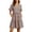 *1-Brown, variant on VBVC Women's Striped Tiered Mini Dress,Notch Neck Ruffle Sleeve Casual Dress For Women,Ladies' Loose Fit A-Line Tunic Dress with Pockets,Red,S-3XL