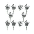 thumbnail image 2 of Vrorvz 10 Pack Artificial Hanging Plants for Fall and Holiday Decorations Indoor Outdoor Greening Gardens Porches Weddings Farmhouses Terraces Realistic Long Lasting Leaves and Buds Black, 2 of 7