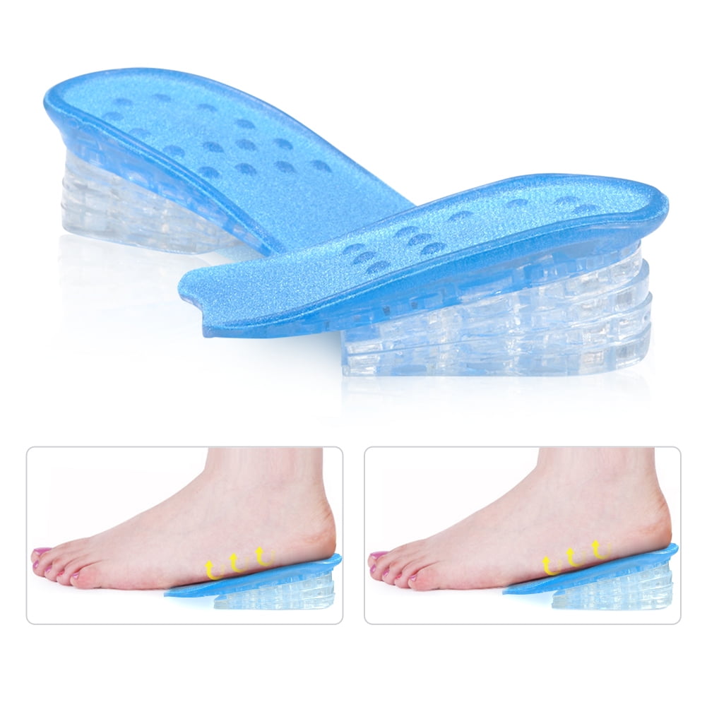 LYUMO Invisible Heel Lift Pads, 1Pair 5 Layers Silicone Increase Height
