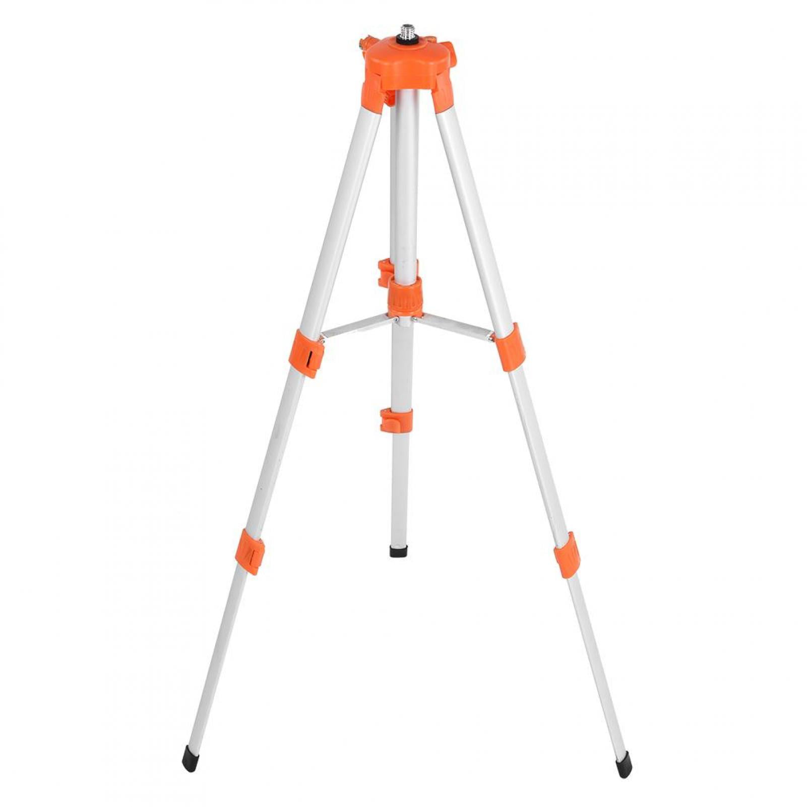 1.2m Adjustable Tripod Level Stand 3-Way Joint with Removable Quick Release Plate Tripod Level Stand for Self-Leveling Laser Level Measurement Tool 1.2/1.5M