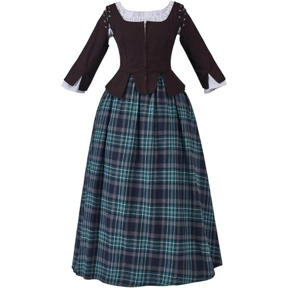 Women's Scottish Highland Dress Claire Fraser Costume