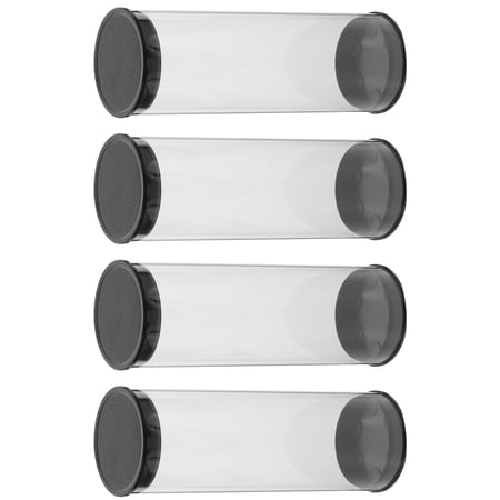 HOMEMAXS 4Pcs Clear Golfing Ball Case Transparent Golf Ball Tube Outdoor Golfs Ball Carrying Box Clear Golfs Box