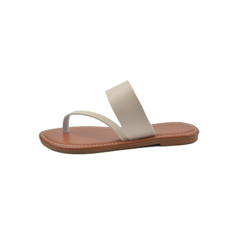 

Fanxing Womens Slide Sandasl Flatform Summer 2023 Casual Slippers Beach Sandal Flip Flops Lightweight Walking Shoes Sandals