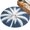 Blue, variant on Dark Blue Palm Tree Washable Living Room Rugs 9'x12', Summer Country Vintage Tropical Coastal Tree Leaf Washable Throw Large Area Rug Non-Slip Sturdy Edge Binding Carpet for Dining Room Office