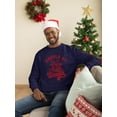 thumbnail image 2 of Saddle Up Santa - Cowboy Xmas Men's Sweatshirt, 2 of 4