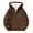Brown, variant on Mens Quarter Zip Hoodie Raglan Long Sleeve Sweatshirts Ribbed Kangaroo Pocket Solid Hooded Pullover Top Pink XXL