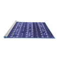 thumbnail image 2 of Ahgly Company Machine Washable Indoor Rectangle Southwestern Blue Country Area Rugs, 7' x 10', 2 of 4