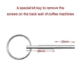 thumbnail image 5 of Coffee Machine for Key Security Oval for Head Screws for Jura Capresso Professional 316 Stainless Steel Repairing Tool -Y608, 5 of 5