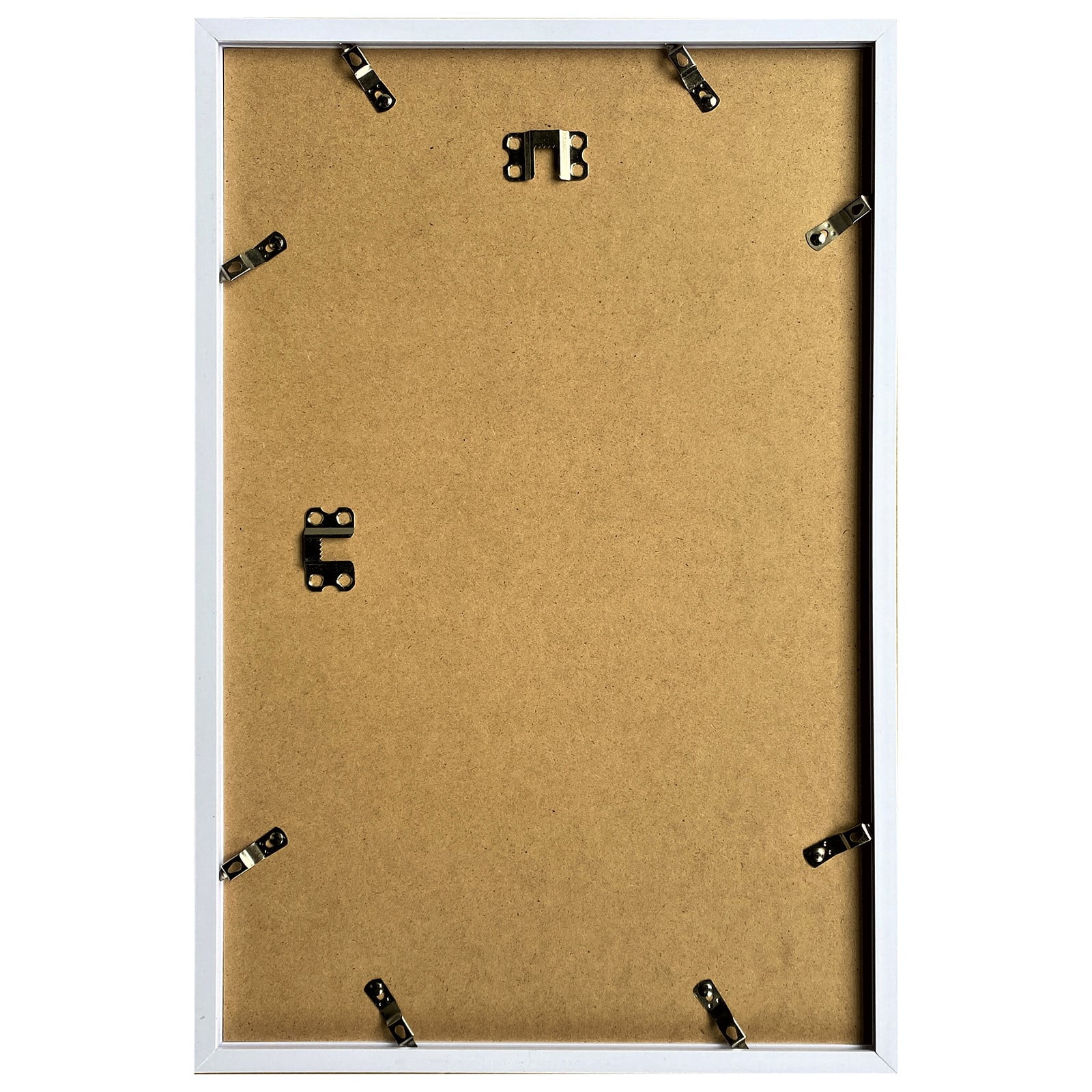 Picture Frame PVC White Frame 15.4W*3.1D*21.3H/8.8LB Wall Mount Display, Pack of 5