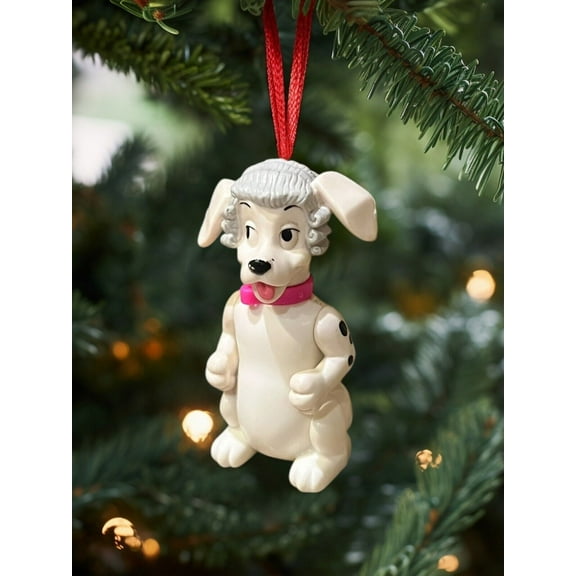 ORNAMENT 101 Dalmatians Silver Wig Hat Disney Figurine Charm Dangler 4”