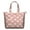 Pink Daisy Flower, variant on Pink Daisy Flower White Blooms Pattern Travel Tote Bags for Women Carry On,Large Weekender Bags for Women Travel,Multi Functional Duffle Bag for Work,Shopping,Sports