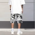 thumbnail image 5 of Dresfit Camo Shorts for Men Long Drawstring Cargo Shorts Summer 2026 Knee Length Work Sweat Shorts Loose Camouflage Baggy Athletic Carpenter Shorts 3XL, 5 of 6
