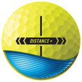 thumbnail image 2 of Pelotas de golf TaylorMade 2025 Distance + amarillas, 1 docena, 2 of 4