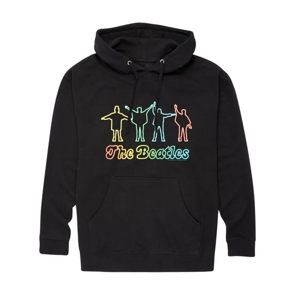 The Beatles - Neon Help  - Men's Pullover Fleece Hoodie