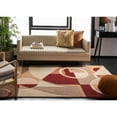 thumbnail image 3 of SAFAVIEH Rodeo Drive Clarissa Abstract Geometric Wool Area Rug, Blue/Multi, 3'6" x 5'6", 3 of 5