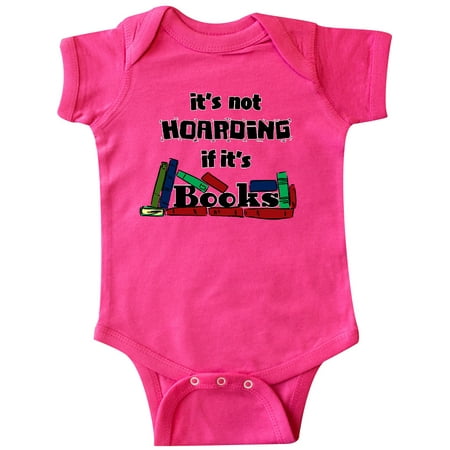 

Inktastic It s Not Hoarding if it s Books Gift Baby Boy or Baby Girl Bodysuit