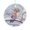 Pattern-3, variant on Christmas Ornament Customized Round Ceramic Ornament Owl Sitting on A Tree Branch in A Winter Scene-4 Keepsake Funny Christmas Hanging Tree Decor Ornament for Family Friend