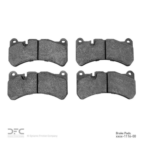 Dynamic 1600-1116-00 DFC 5000 Euro Ceramic Brake Pads Fits select: 2008-2019 MASERATI GRANTURISMO, 2007-2013 MASERATI QUATTROPORTE