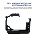 thumbnail image 3 of YANZUO Camera Cage Aluminum Video Camera Rig For Canon R50 / R100 Camera, 3 of 8
