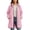 Pink, variant on Bxsruta Womens Rain Jacket Waterproof Hooded Windbreaker Long Outdoor Activewear Raincoat