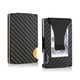 thumbnail image 2 of Clip de dinero para hombres: billetera delgada minimalista, billetera de fibra de carbono con caja de regalo, tarjetero de metal de aluminio, 2 of 5