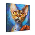 thumbnail image 2 of Devon Rex Regal Portrait - Canvas, 2 of 10
