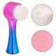 thumbnail image 2 of Double-sided Facial Brush Silic Face Face Brush Pore Brush (gradient ), 2 of 3