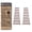 Brown, variant on The Original Stretchlace | Stretchy Tieless Silicone Shoelaces | Elastic Shoe Lace Straps | Turns Footwear Into Comfy Slip-On Shoes | GREY | 20 Straps