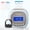 Lite Blue-50Cards+1Ribbon, variant on Timozia Punch Card Attendance Machine – Time Tracker Bundy Clock for Small Business – In and Out Time Clocks with Gifts