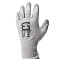 thumbnail image 3 of Better Grip BGCRPU Level 5 Cut Resistant Shell PU Coating Work Gloves | Work For Smart Phone, Text, Call, (Pack of 3, Small, White Gray), 3 of 5