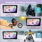 Carpuride for BMW Motorcycle CarPlay & Android Auto Dual Bluetooth, Native Wonder 6.25 Waterproof GPS Navi Screen, Data Reading, TPMS, Light Sensor (W602BS Pro)
