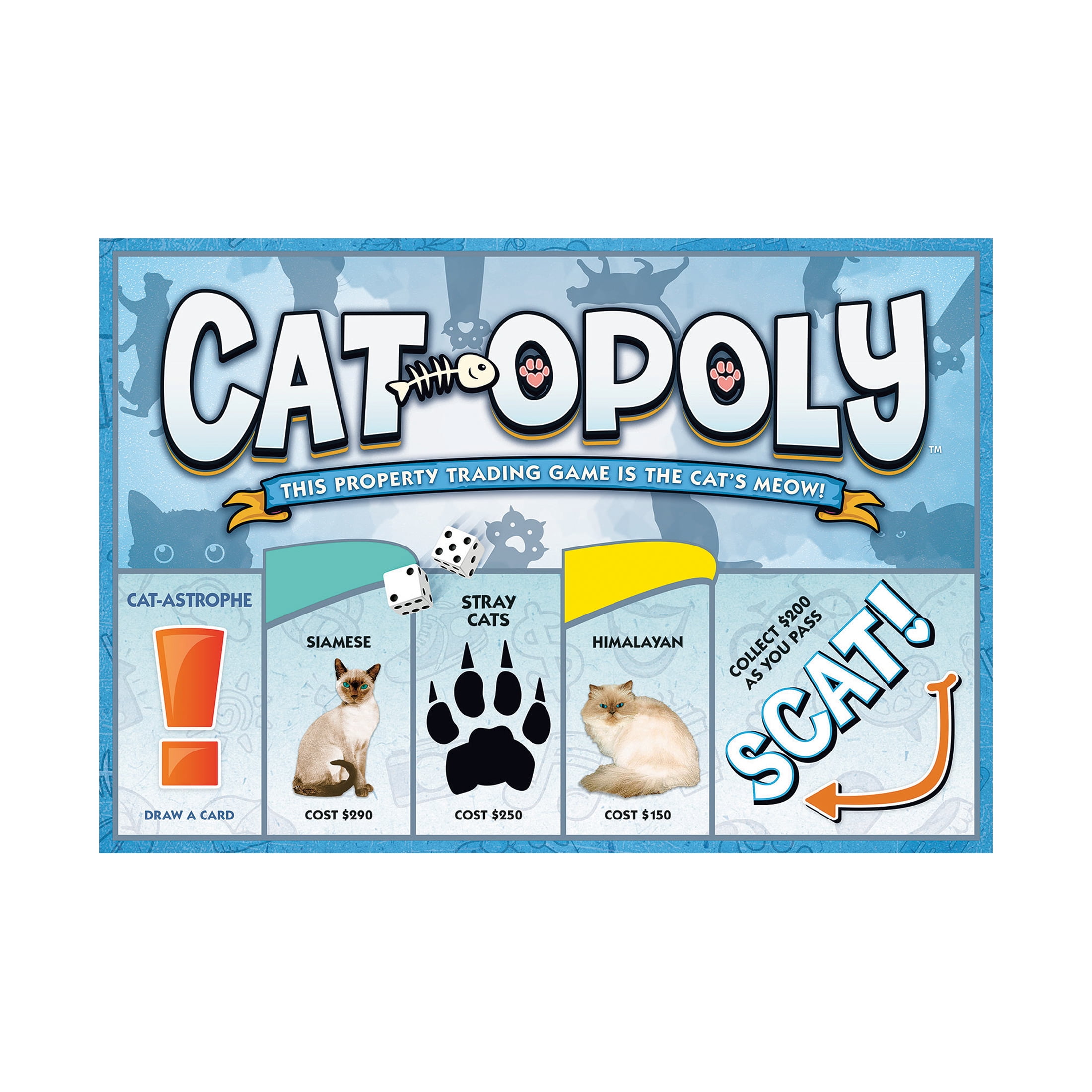 Outset Media Cat-Opoly Board Game