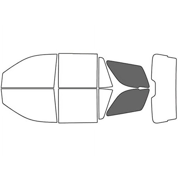 Rvinyl Window Tint Kit Compatible with Chevrolet Tahoe 2021-2025 - Cargo Precut Kit - 35%