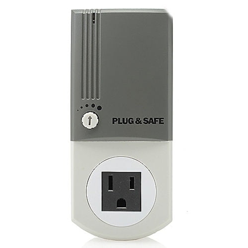 Plug & Safe Infrasonic Sound Activated Security Device Grey Walmart