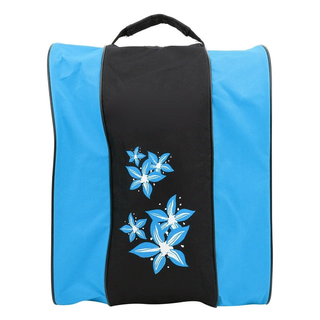 Large Ice Skates Packsack, Roller Skate Packsack, Breathable Mesh Nylon Waterproof Fabric Sports Packsack, For Kids Roller Skates Inline Skates Adults Blue