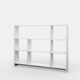 thumbnail image 6 of Ada Home Decor Furniture 3 Tier Open Shelf White Lavina Modern Bookcase, 6 of 7